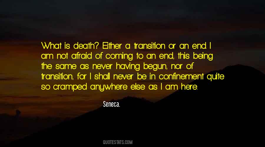 Quotes About Not Being Afraid Of Death #493138