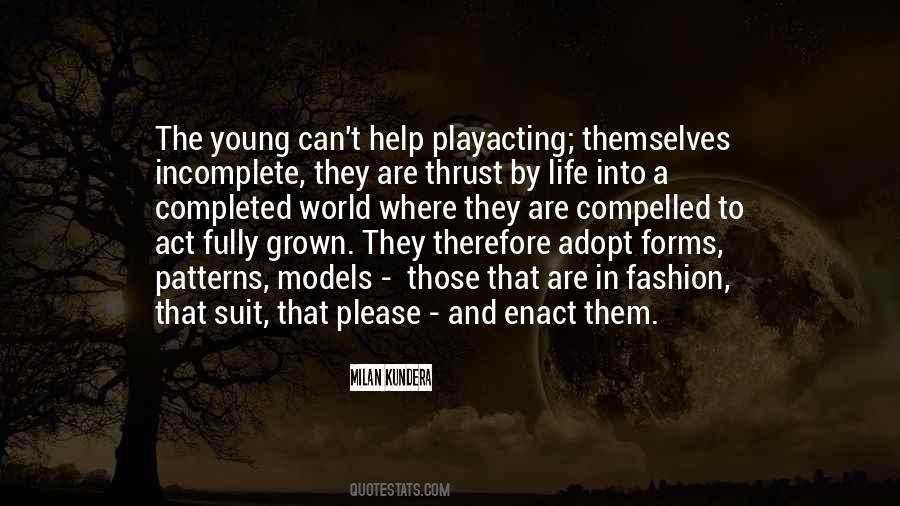 Playacting Quotes #1172523