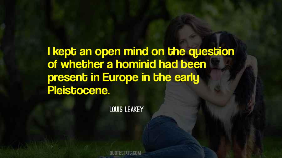 Pleistocene Quotes #1154230