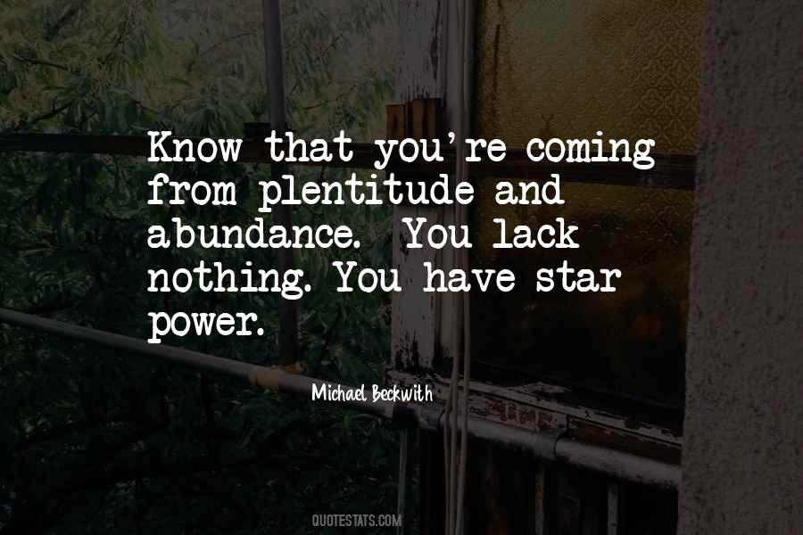 Plentitude Quotes #5752