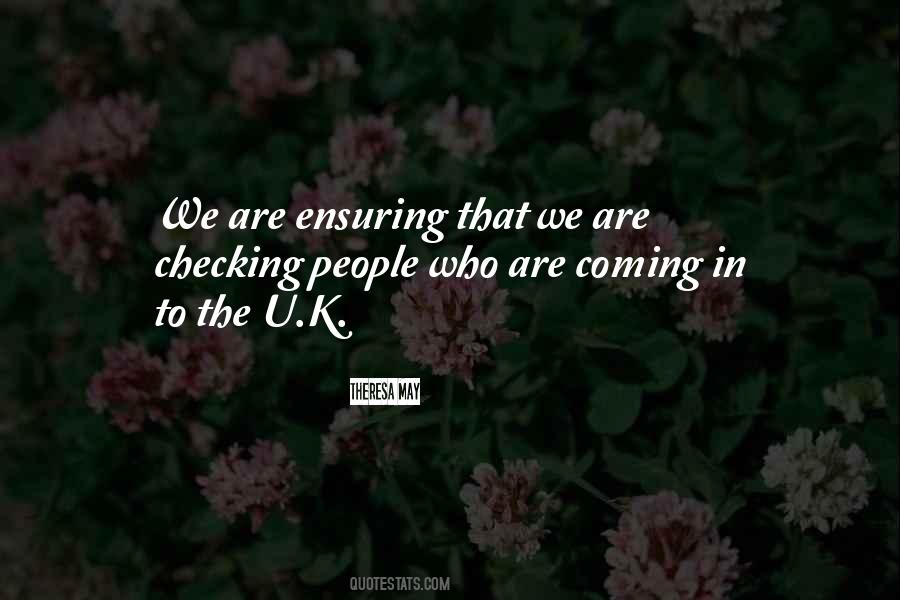 Quotes About Checking Yourself #172675