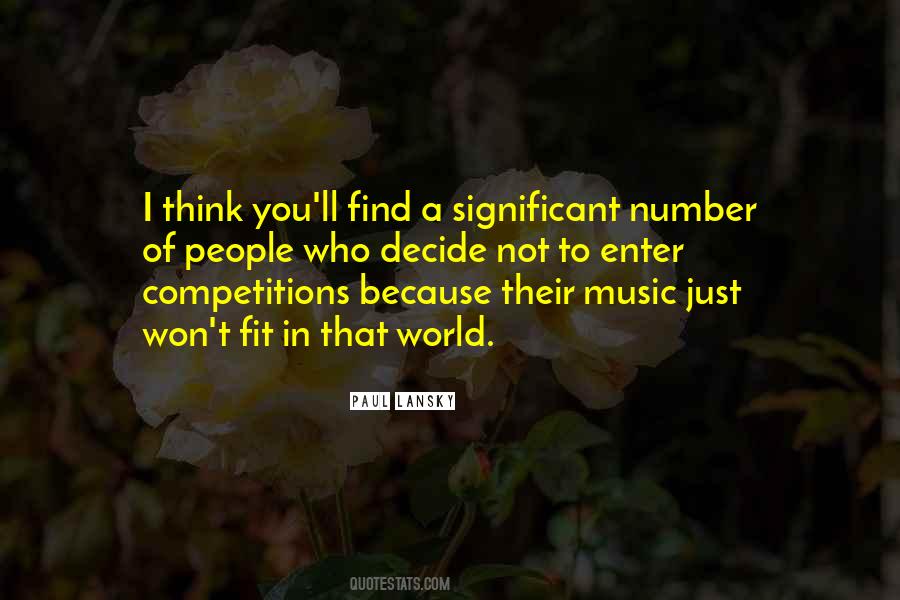 Quotes About Music Competitions #1255613