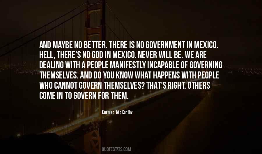 Quotes About No Government #1253279