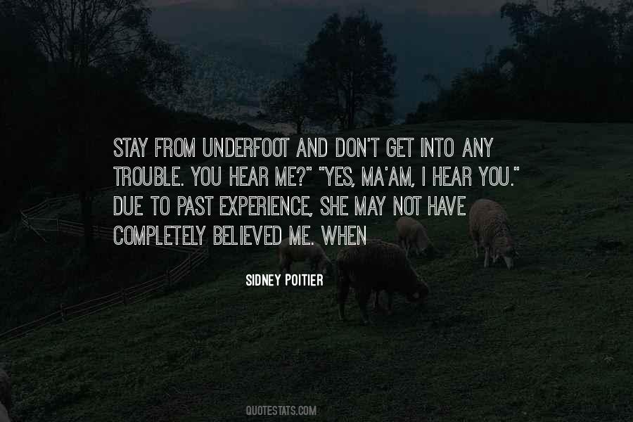 Poitier's Quotes #1282944 Poitier's Quotes #1282944