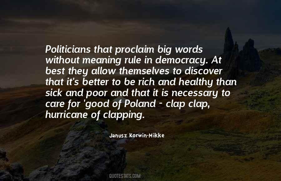 Poland's Quotes #293801