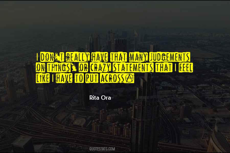 Quotes About Judgements #158965