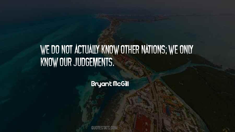 Quotes About Judgements #225996