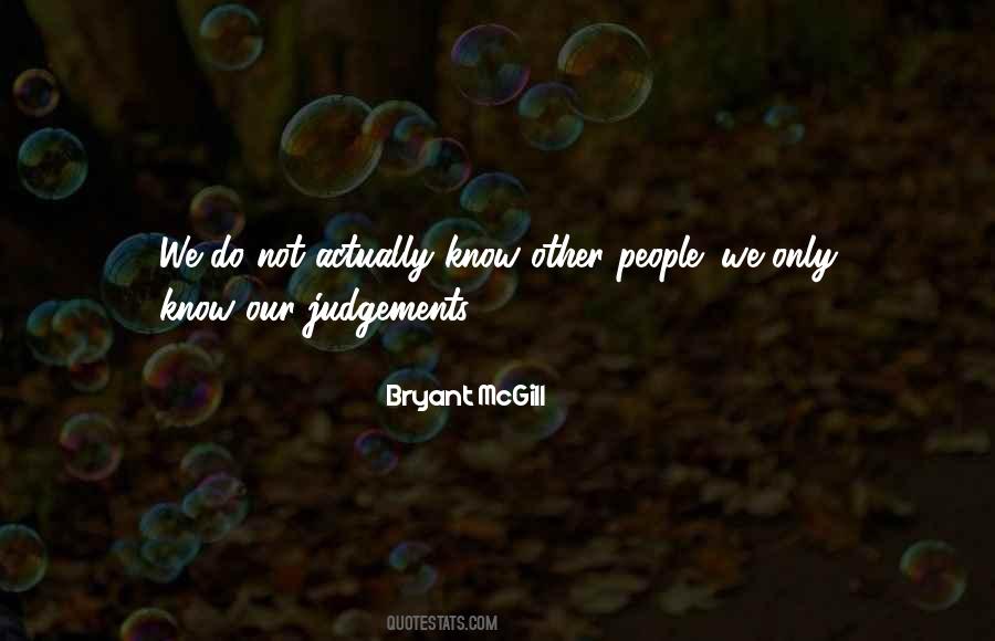 Quotes About Judgements #780994