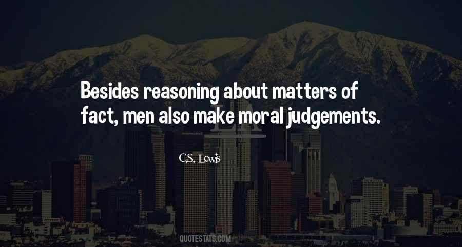 Quotes About Judgements #79762