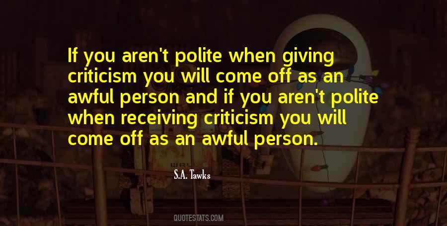 Polite's Quotes #68484