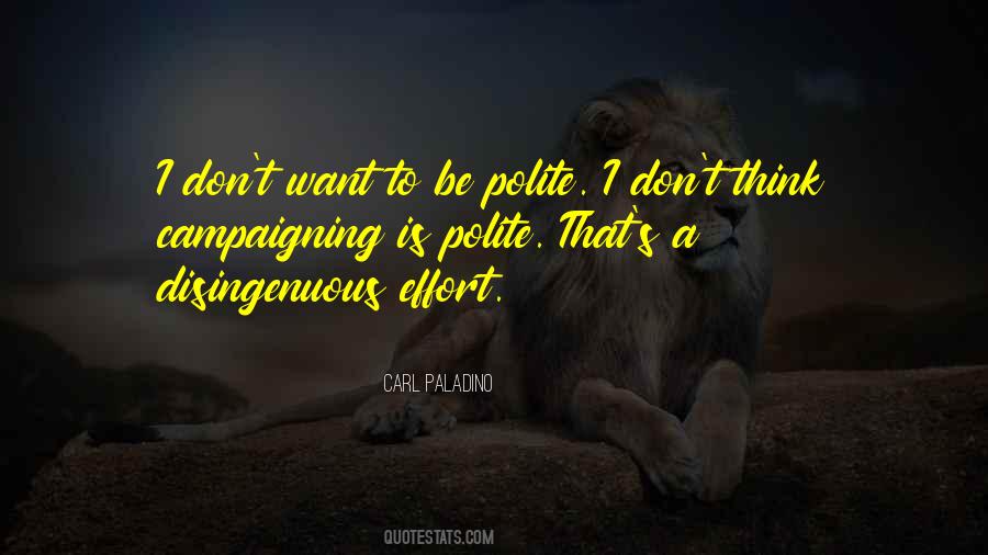 Polite's Quotes #868714