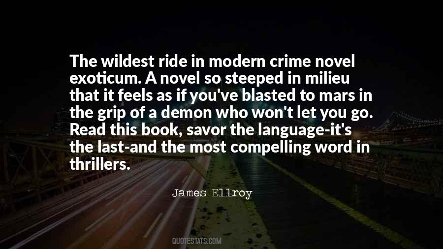 Quotes About Crime Novels #1461692
