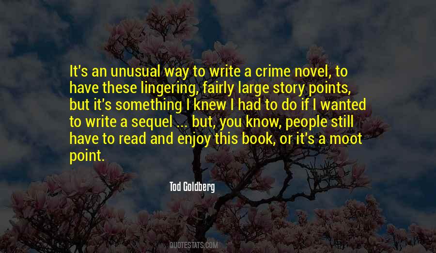 Quotes About Crime Novels #538869