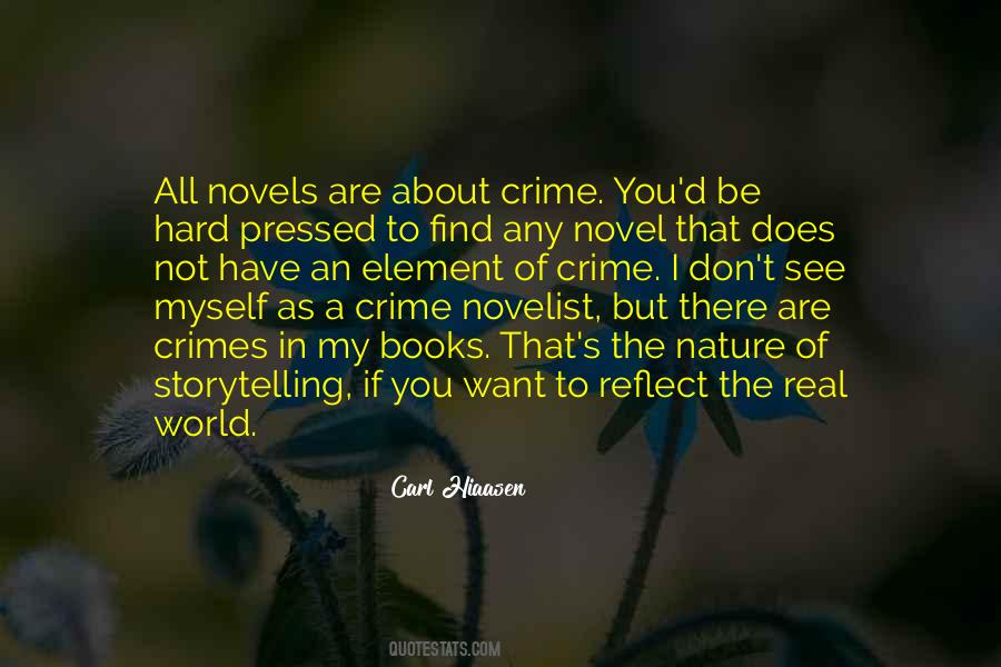 Quotes About Crime Novels #682961