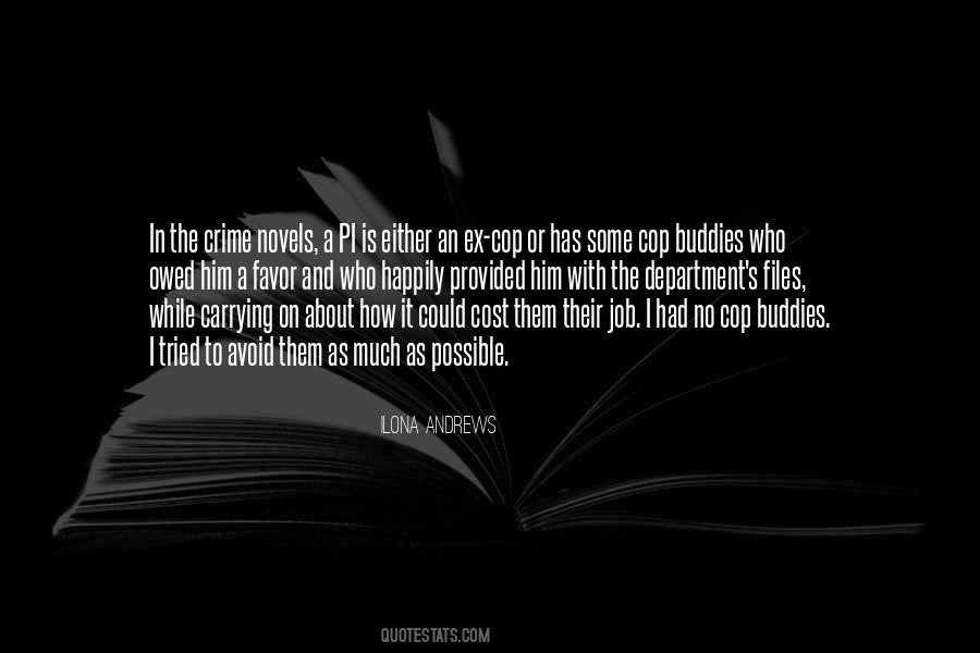 Quotes About Crime Novels #830588