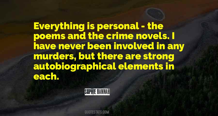 Quotes About Crime Novels #916211