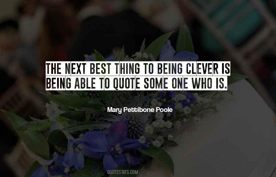 Poole's Quotes #388757