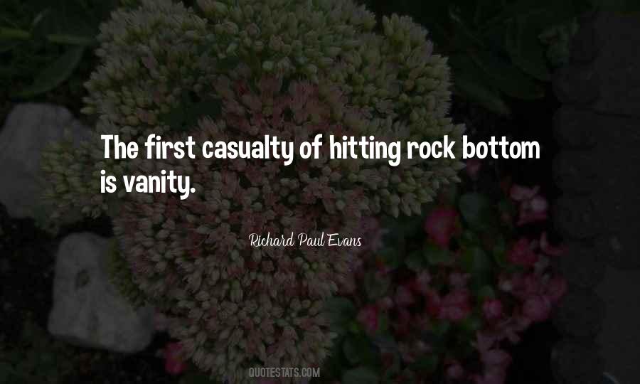 Quotes About Hitting Rock Bottom #732376