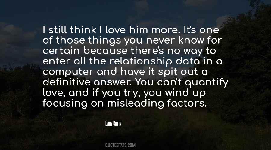 Quotes About I Still Love Him #1371762