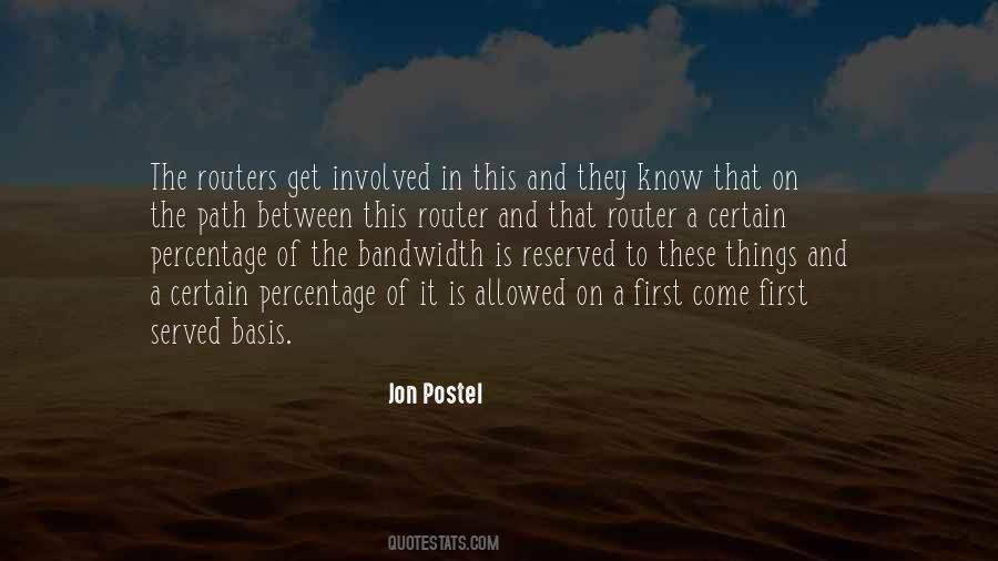 Postel Quotes #304124