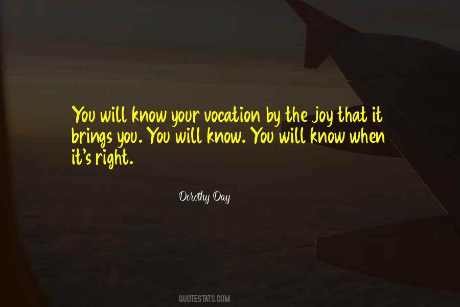 Quotes About When You Know It's Right #1150831