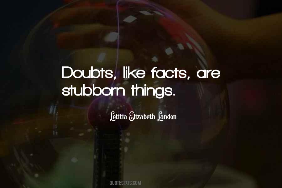 Quotes About Having Doubts #31958