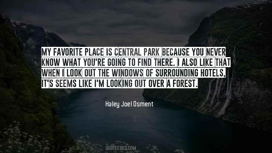 Quotes About Central Park #1158430