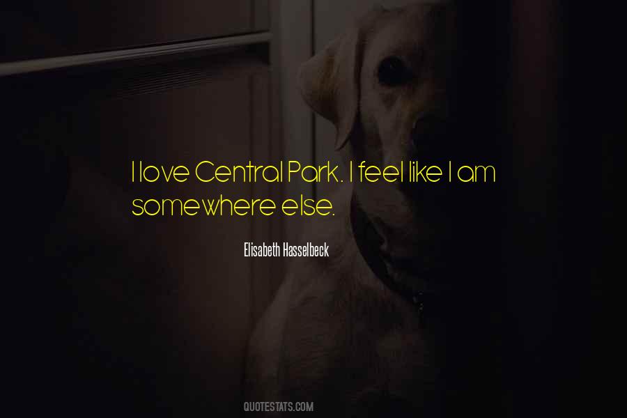 Quotes About Central Park #1189341