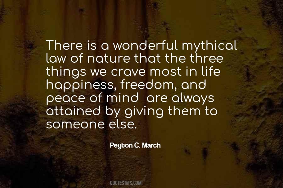 Quotes About Peace And Nature #1008816