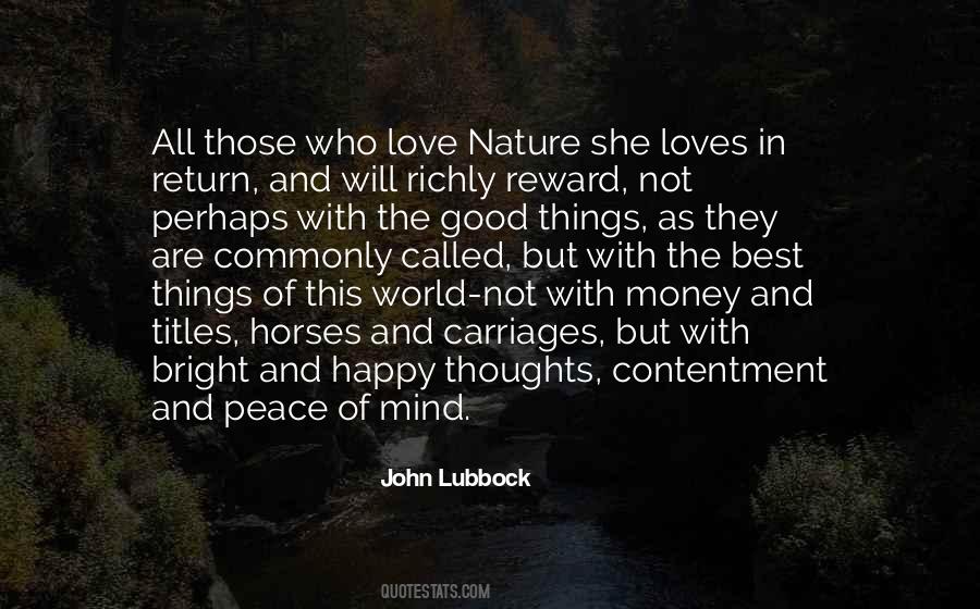 Quotes About Peace And Nature #331334