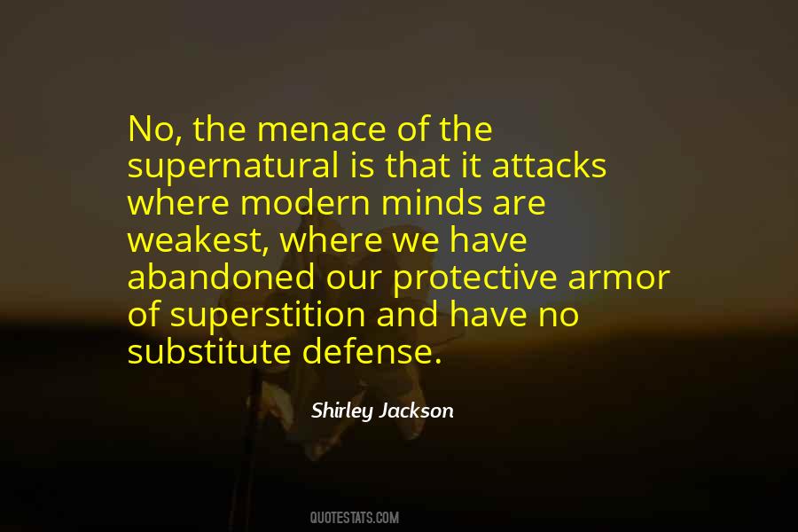 Quotes About Menace #1755120