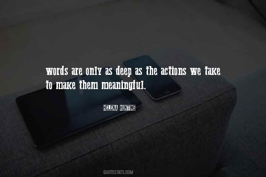 Quotes About Meaningful Words #256570