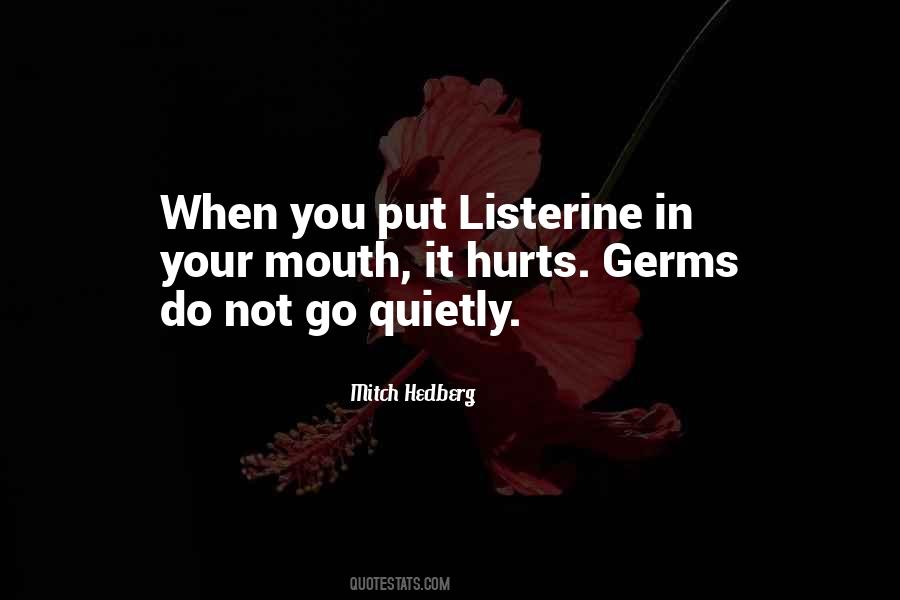 Quotes About Germs #1375325