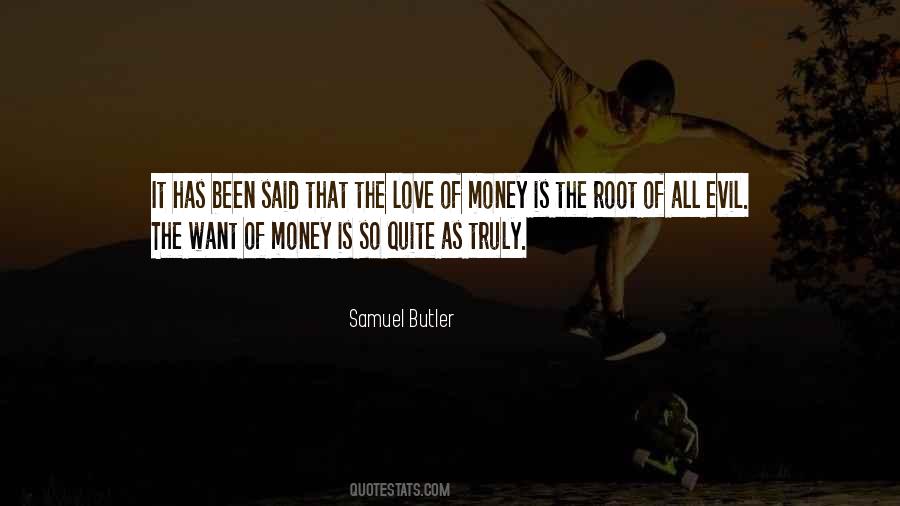 Quotes About Love Of Money #11984