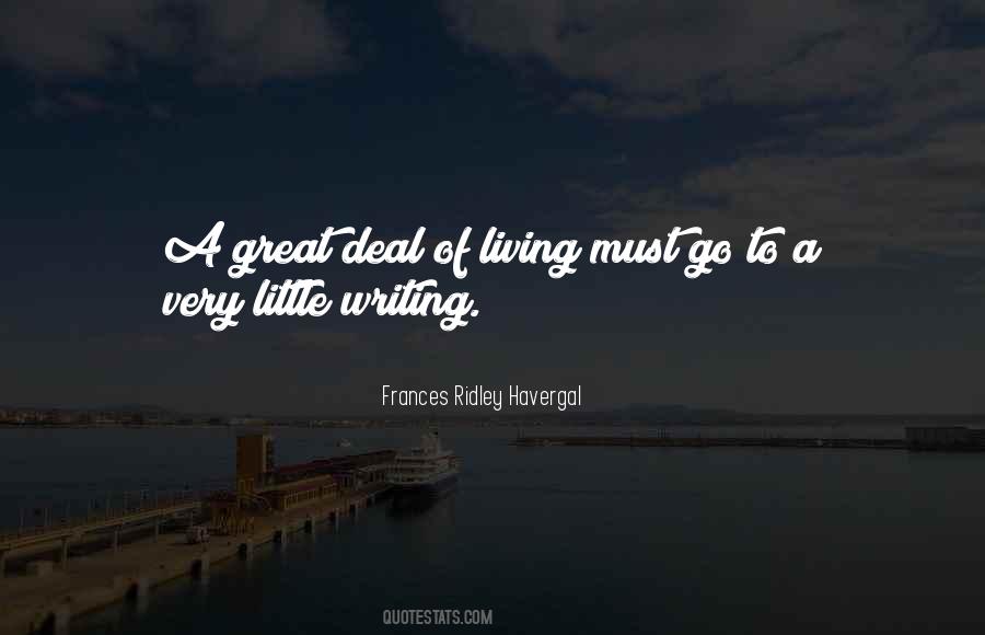 Quotes About Living Great #254566