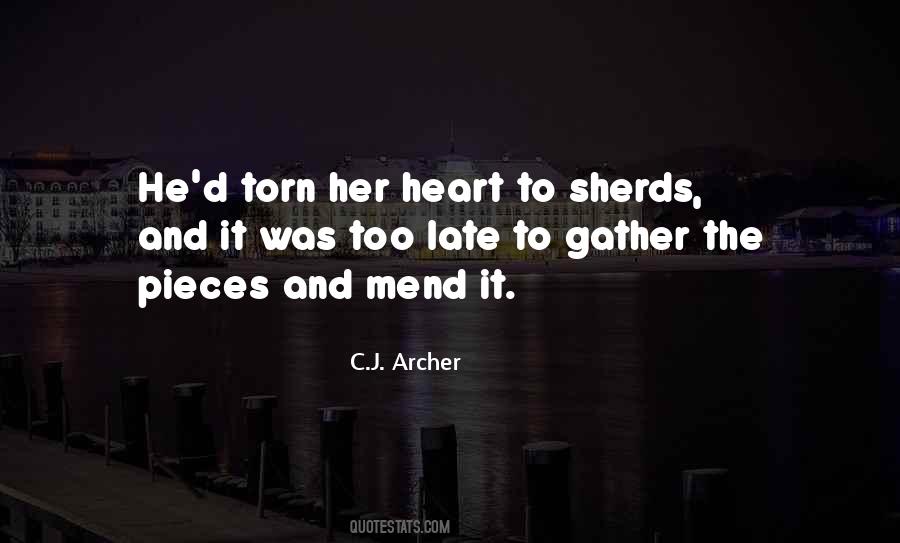 Quotes About Torn Heart #928896