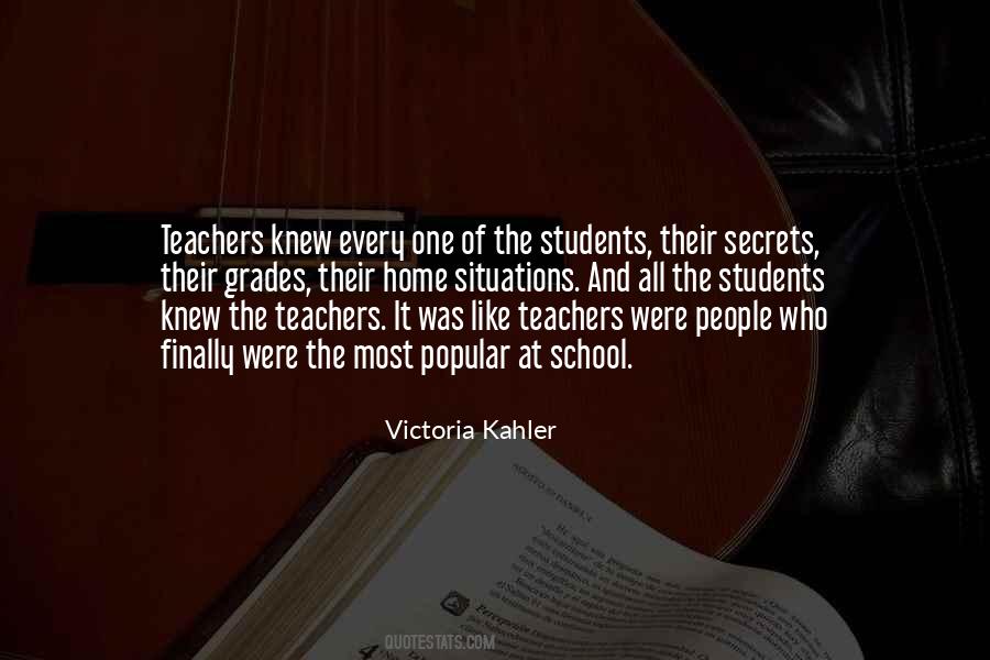 Quotes About Teachers And School #294995