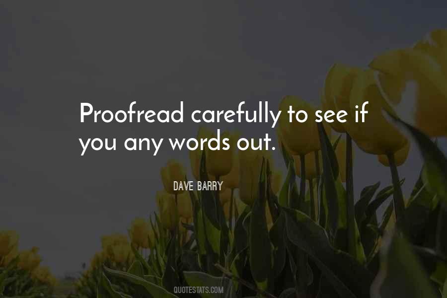 Proofread Quotes #238620