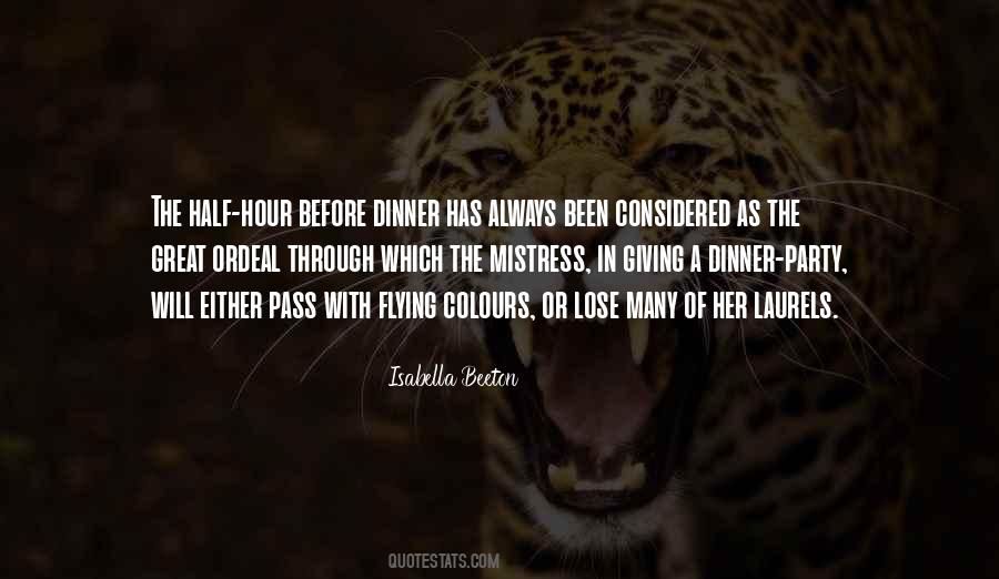 Quotes About A Dinner Party #555179