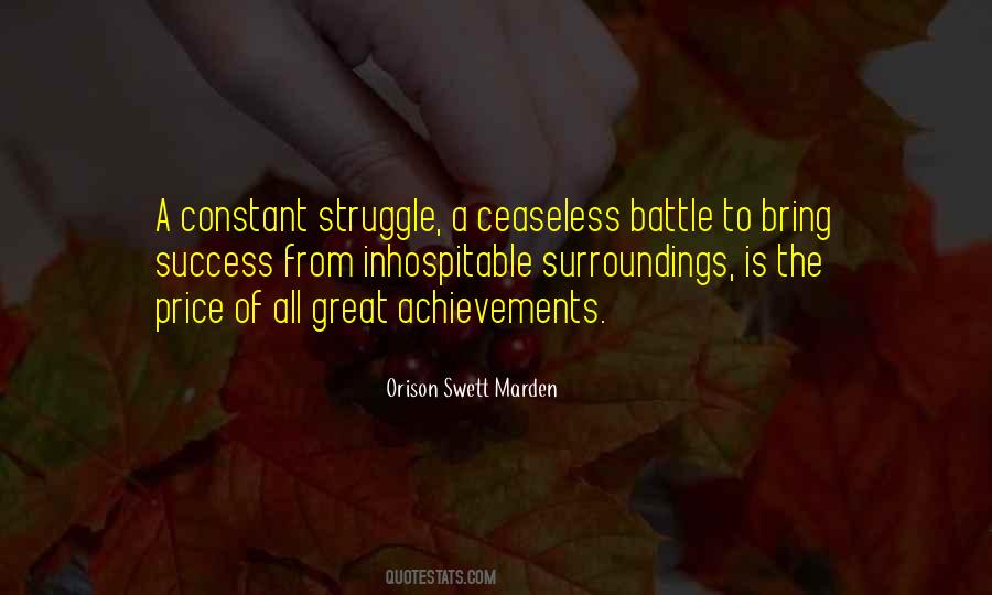 Quotes About Constant Struggle #1314712