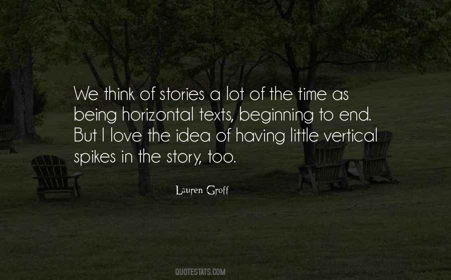 Quotes About Beginning A Story #162741