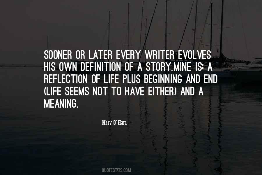 Quotes About Beginning A Story #184261