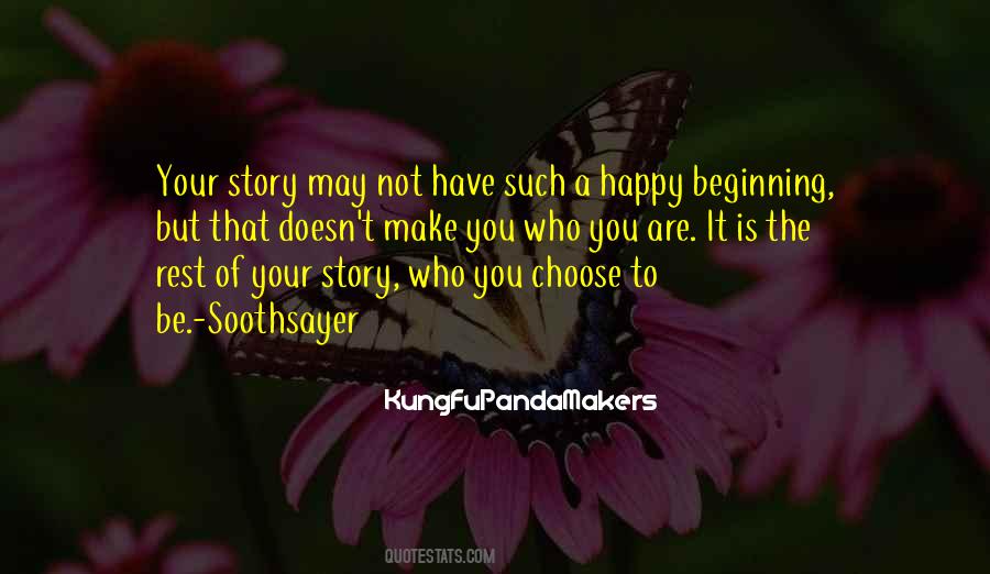 Quotes About Beginning A Story #232756