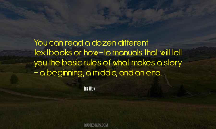 Quotes About Beginning A Story #258100