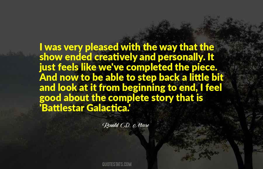 Quotes About Beginning A Story #337238