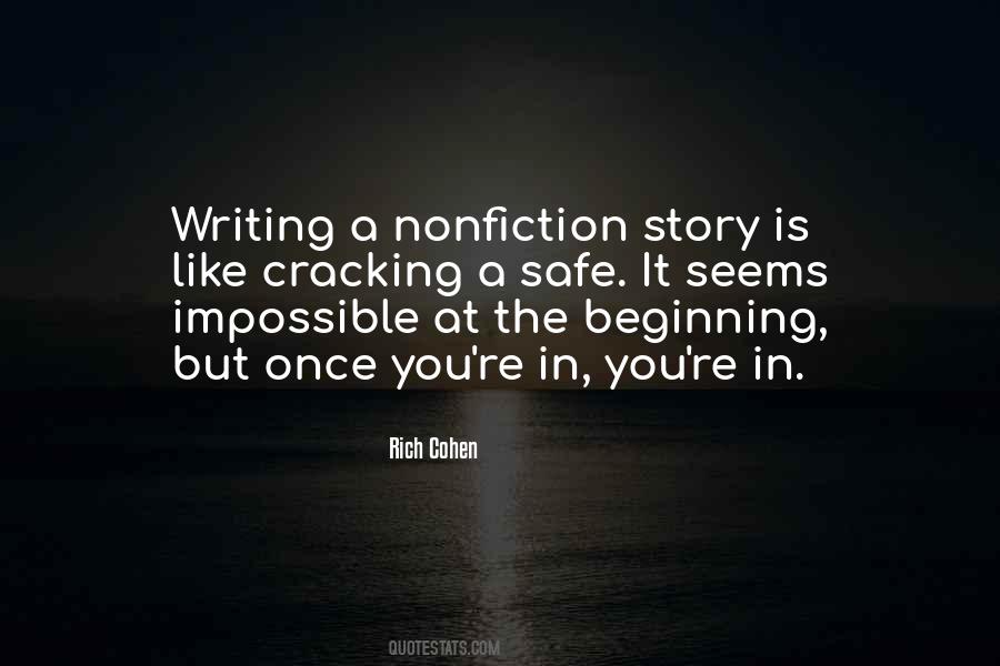 Quotes About Beginning A Story #608817