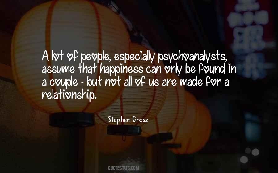 Psychoanalyst's Quotes #1482733