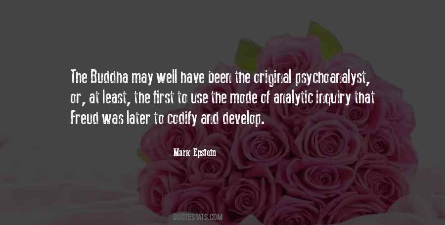 Psychoanalyst's Quotes #709807