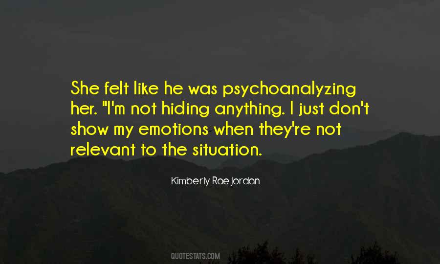 Psychoanalyzing Quotes #1721521