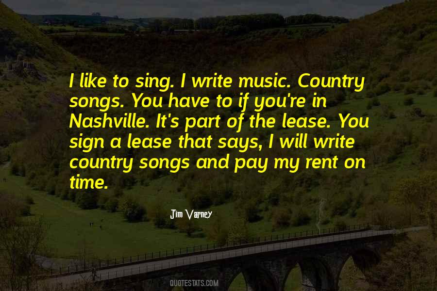 Quotes About Country Songs #1417216